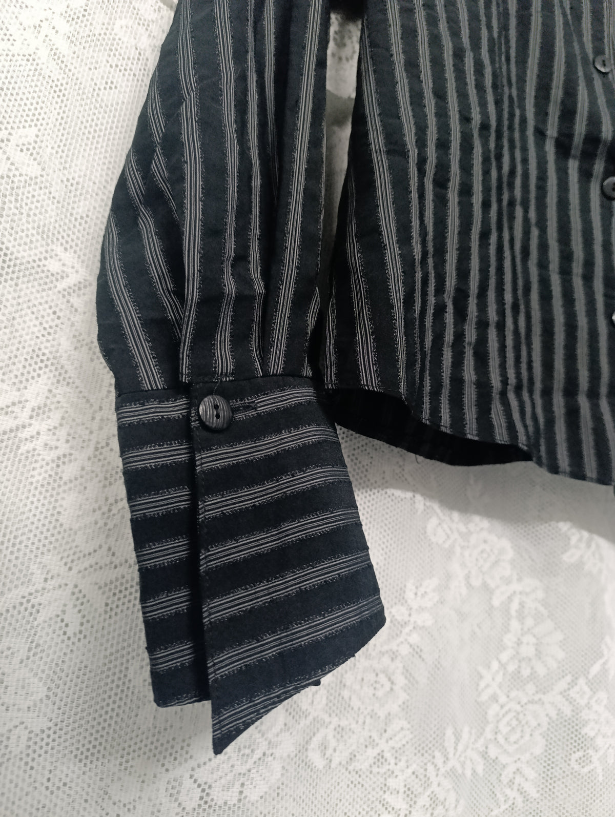 Vintage Ribbed Cotton Shirt 𓋹