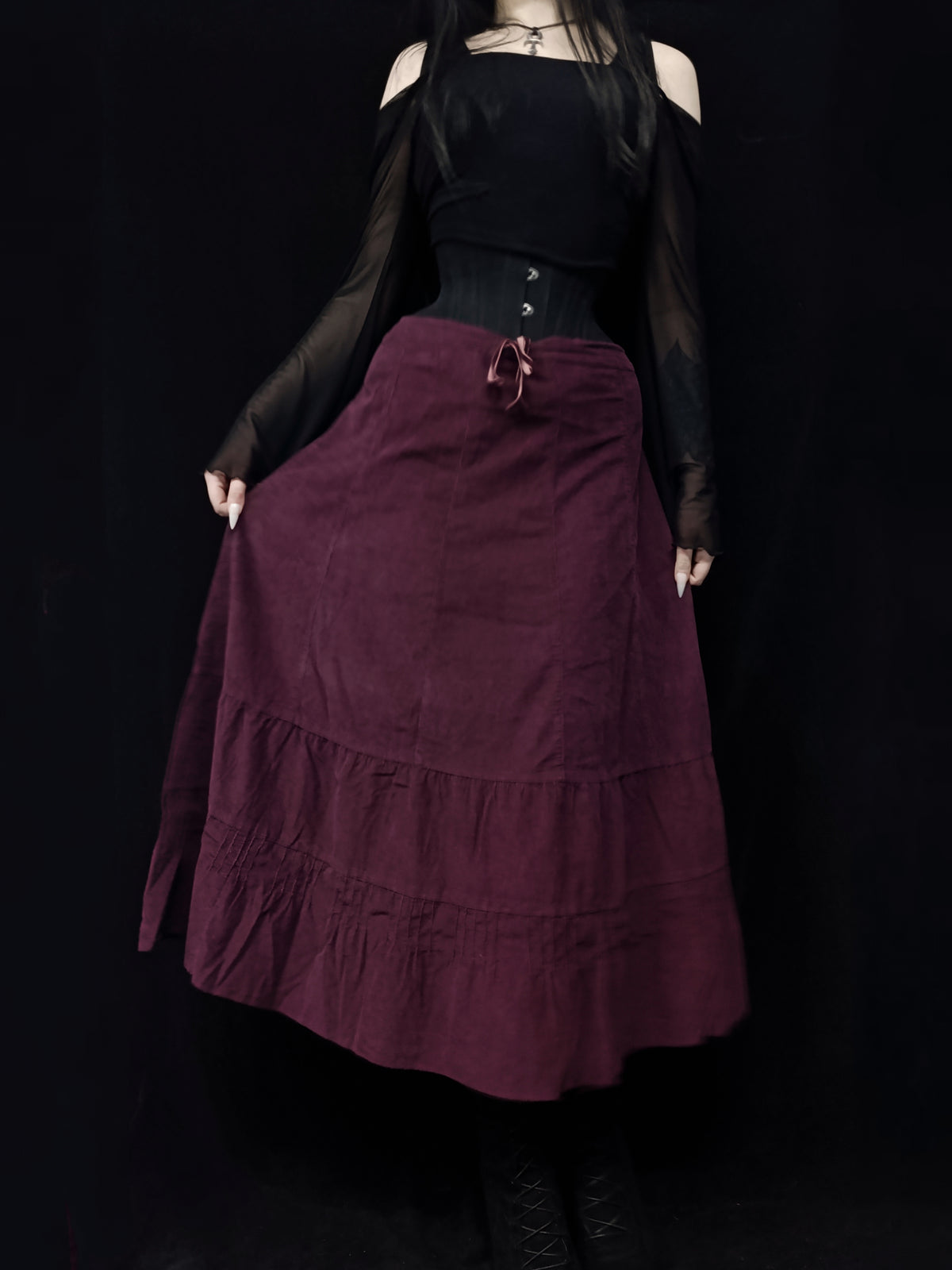 Purple Maxi Skirt ⛦