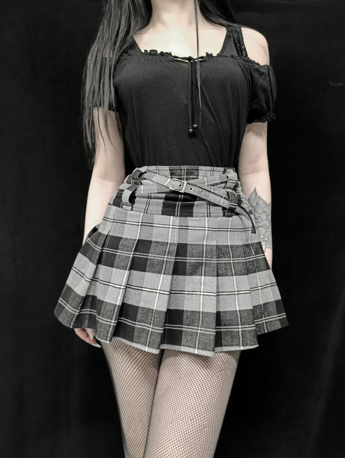 Plaid Mini Skirt ₍^. .^₎⟆