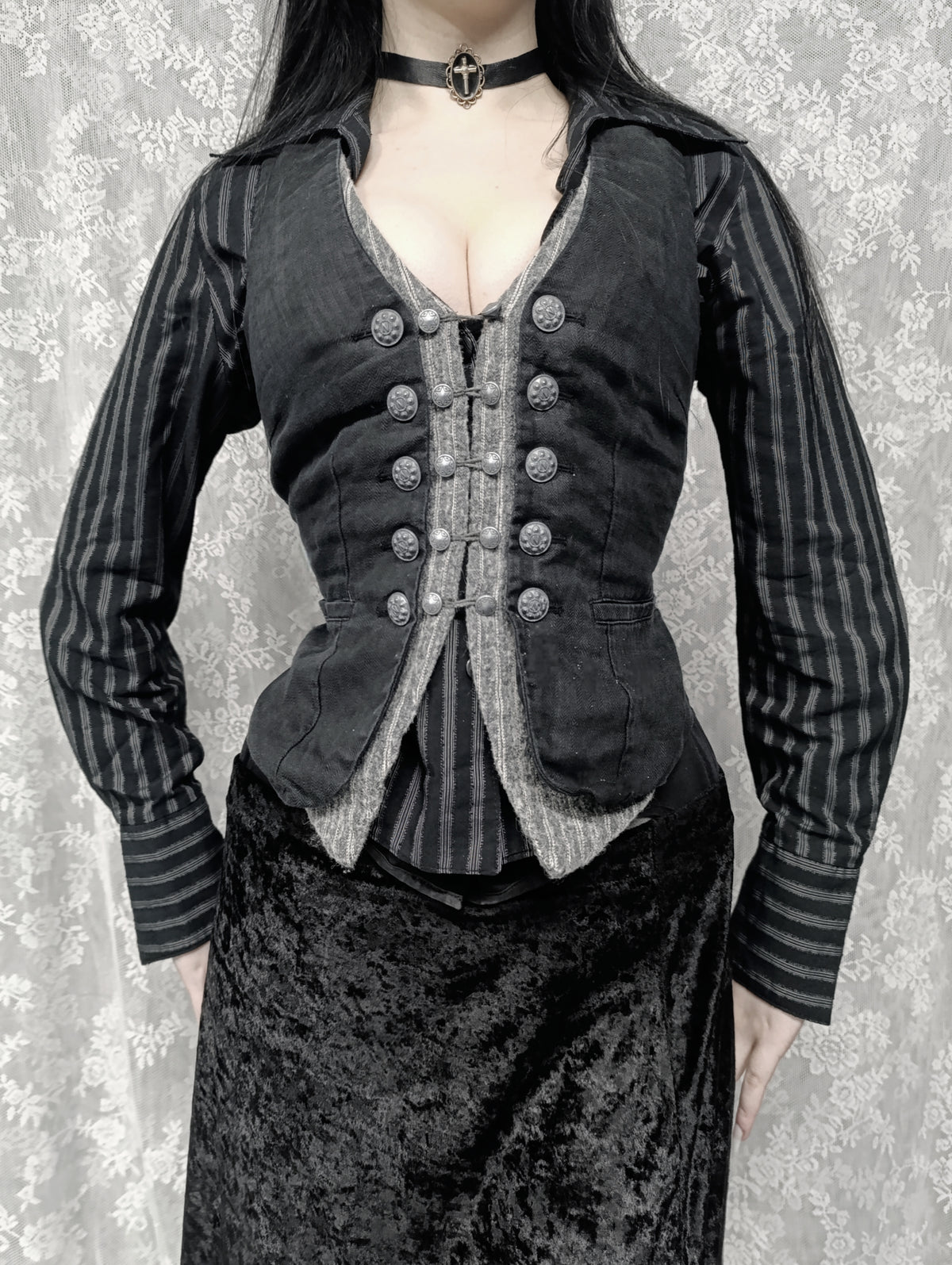 Layered Vintage Vest ⛦