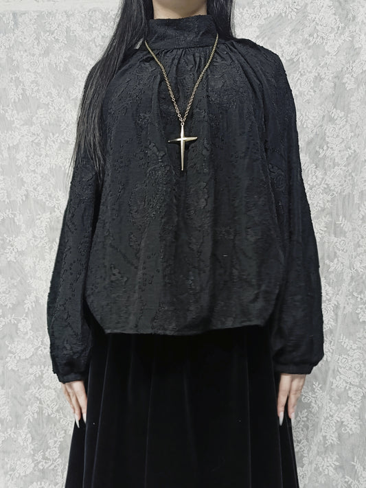 Vampire Embossed Blouse ✞︎