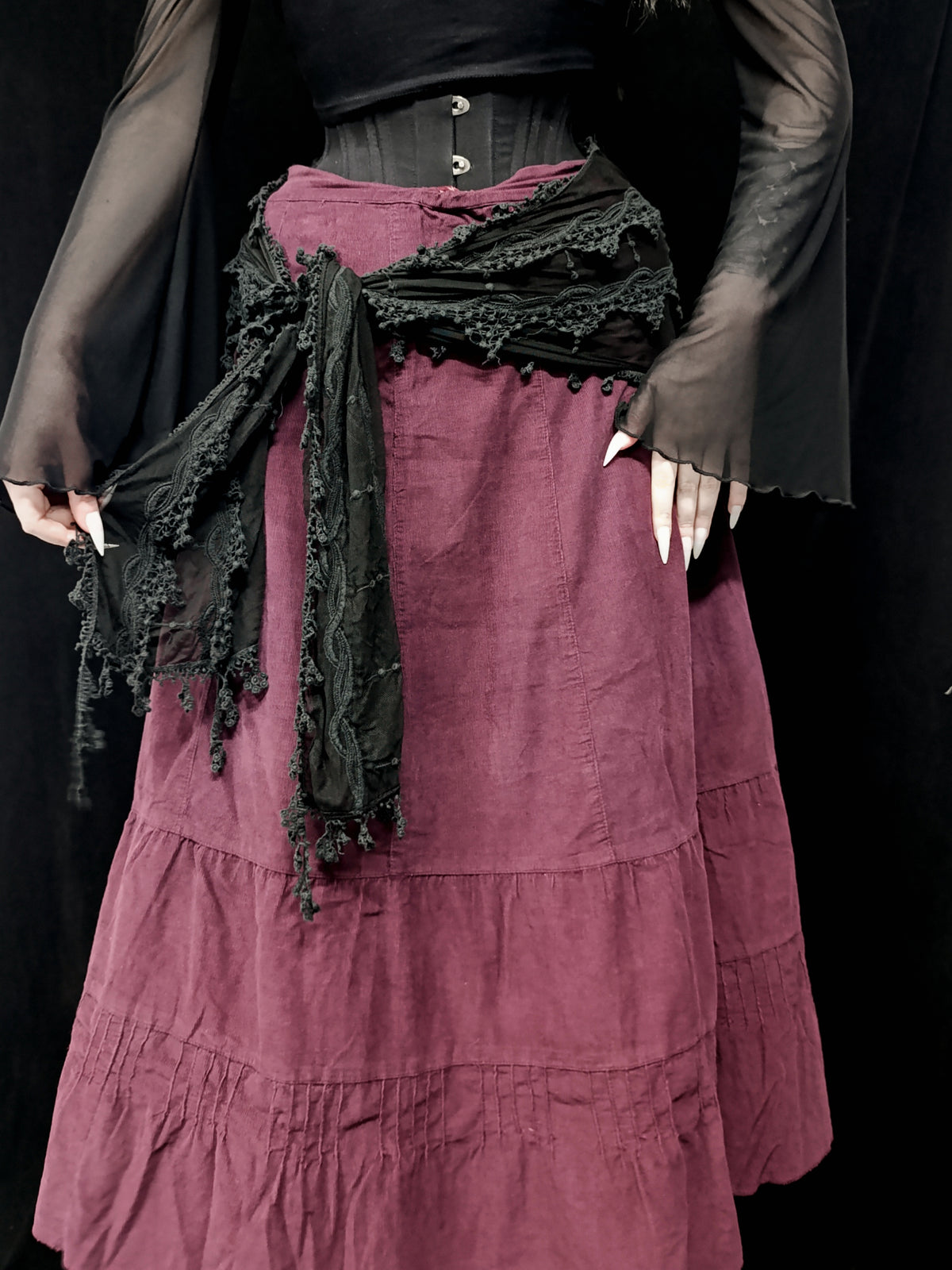 Lace Mesh Scarf ༺♰༻