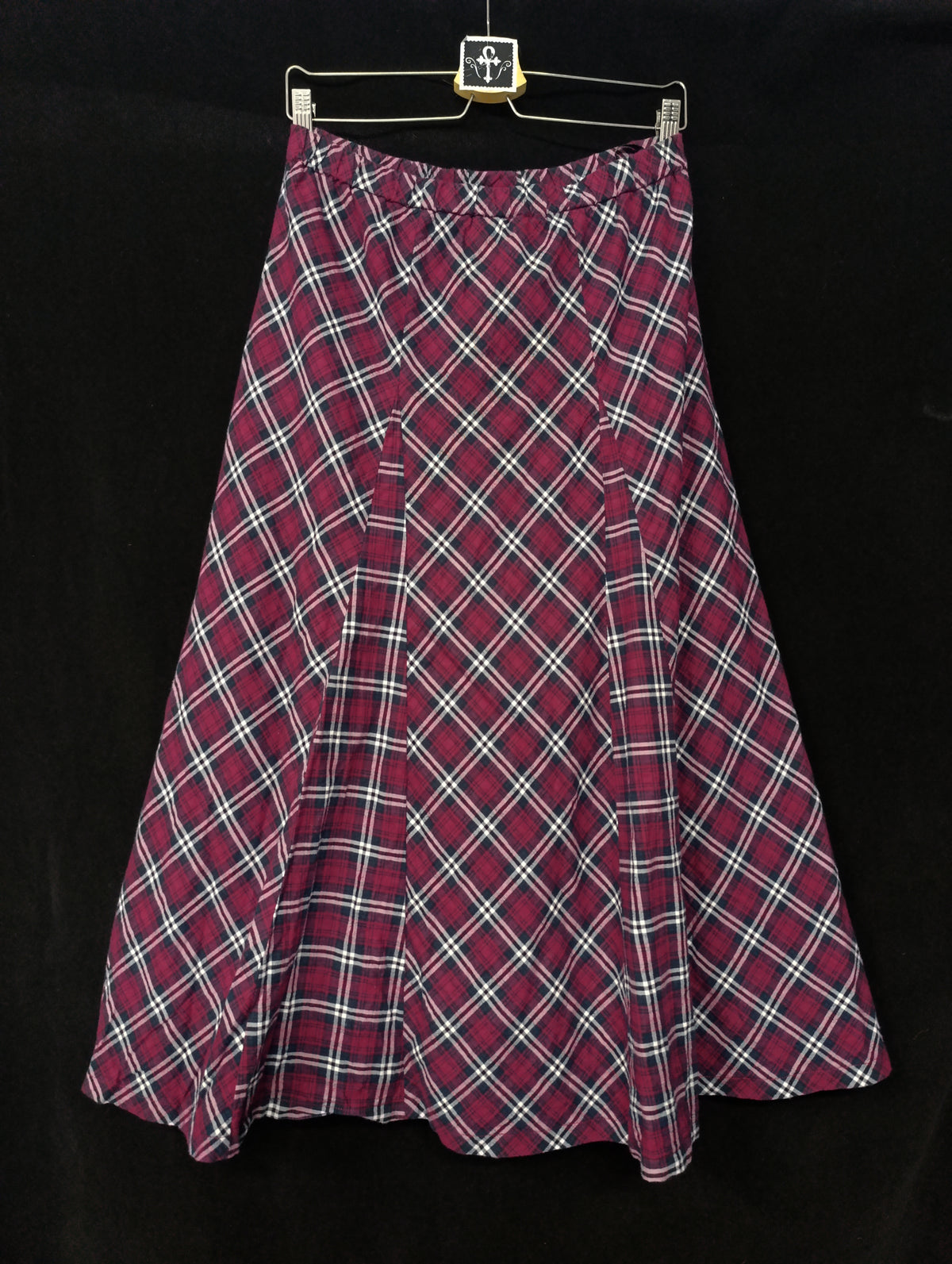 Pink & Purple Plaid Maxi Skirt ✞︎