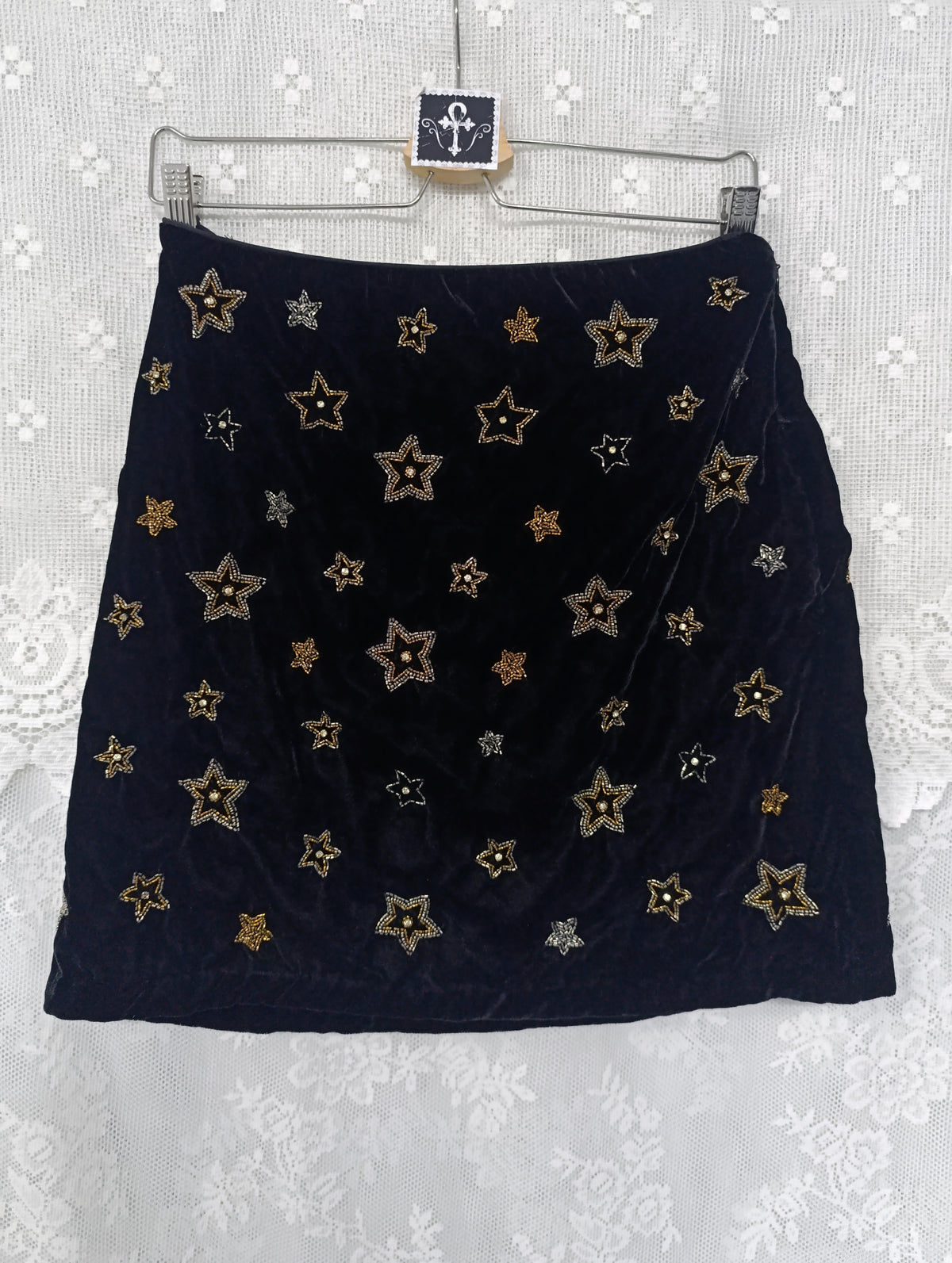 Velvet Star Mini Skirt ༺♰༻