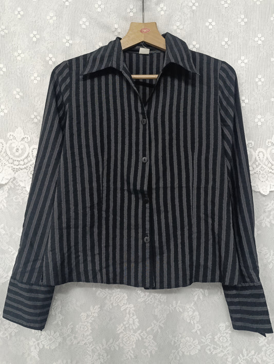 Vintage Ribbed Cotton Shirt 𓋹