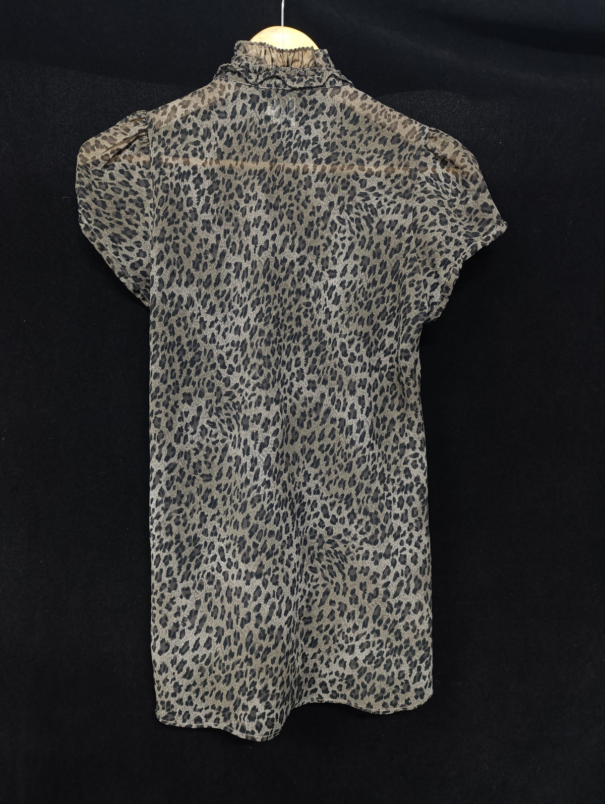 Leopard Ruffle Blouse 𝄞