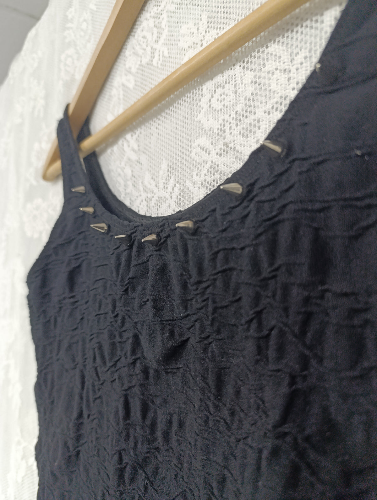 Black Studded Top ✞︎