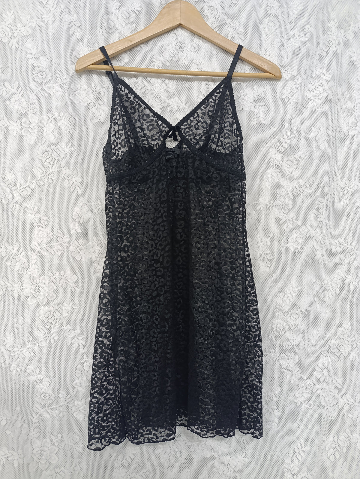 Leopard Lace Slip Dress ₍^. .^₎⟆