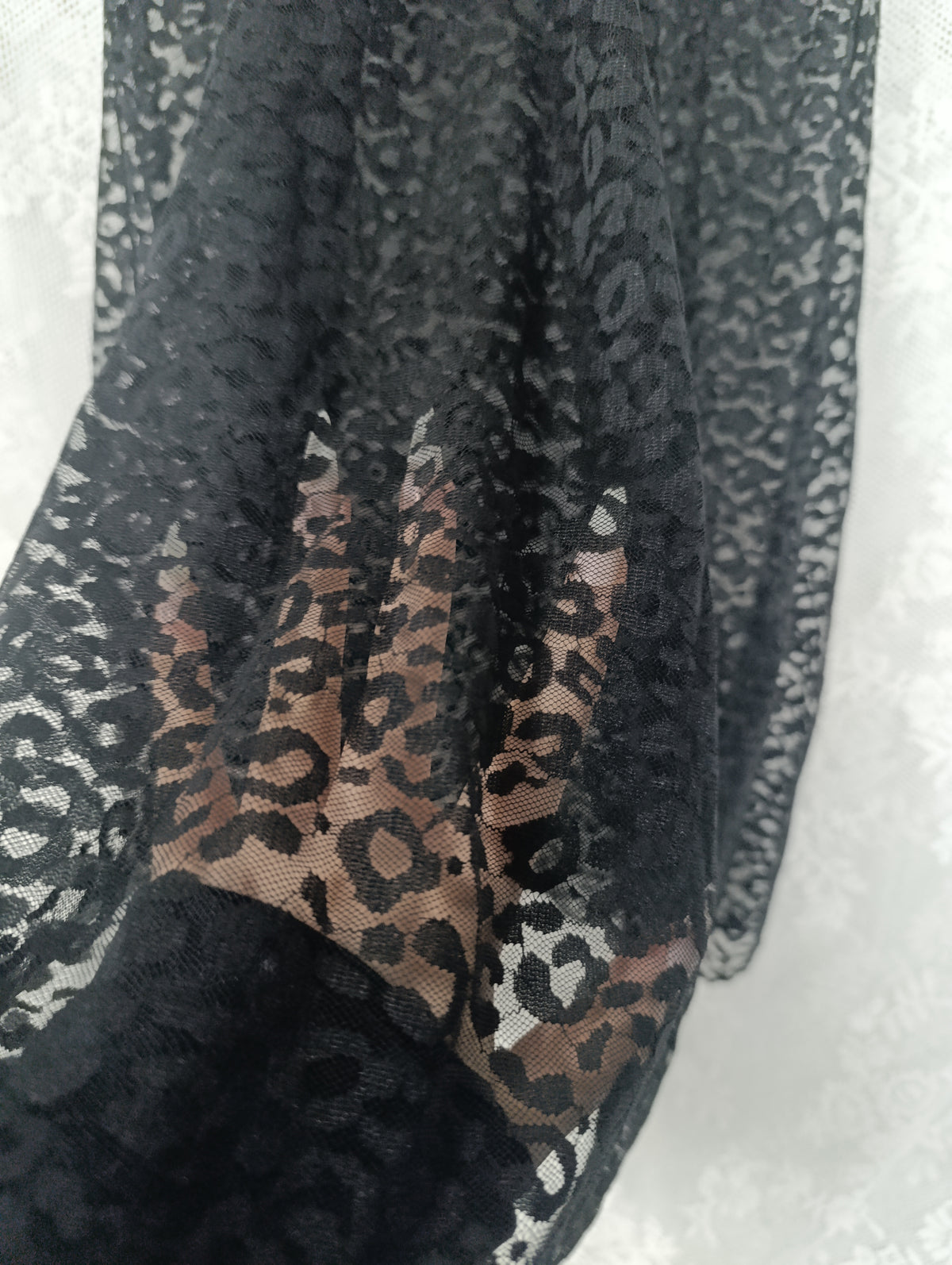 Leopard Lace Slip Dress ₍^. .^₎⟆