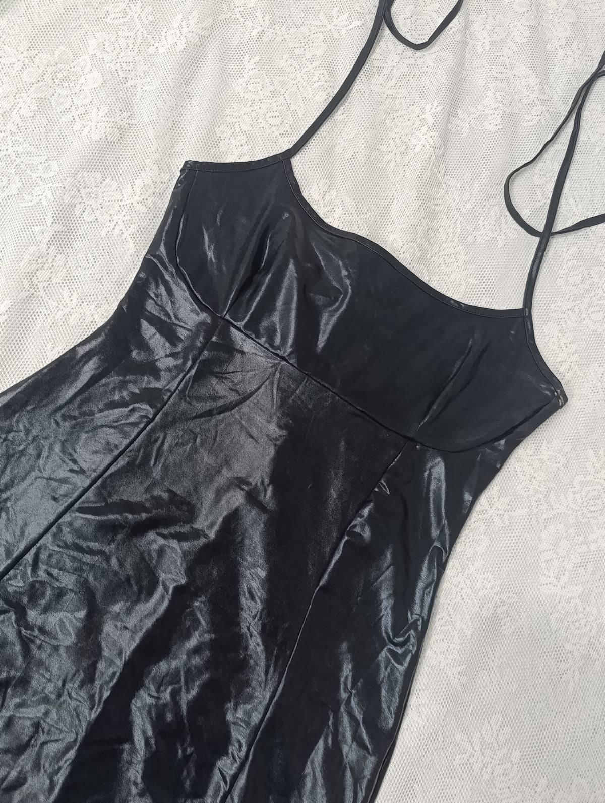 Vinyl Halter Mini Dress ⋆☥⋆