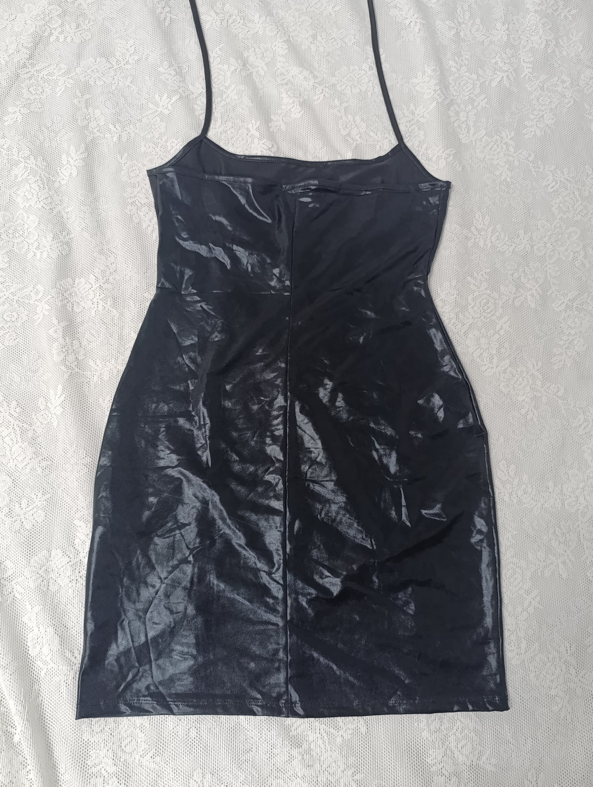 Vinyl Halter Mini Dress ⋆☥⋆