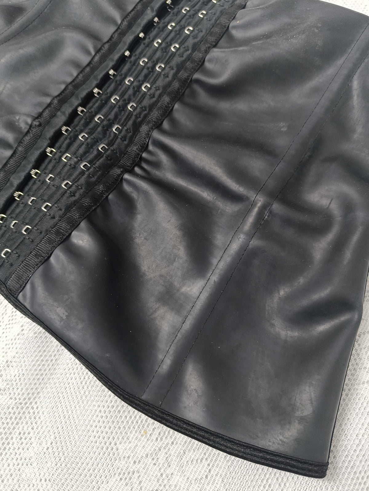Faux Leather Corset Belt 𖤝