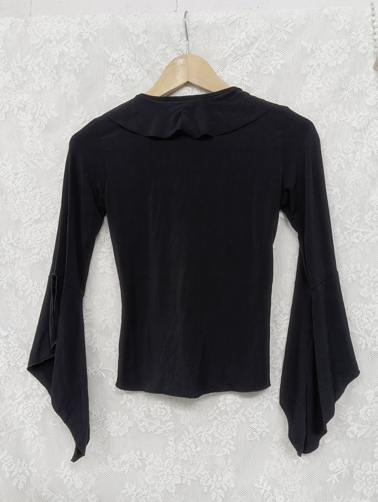 Ruffle Neck Blouse ༺♰༻