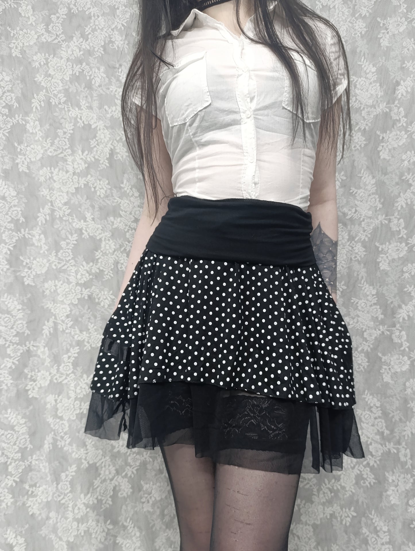 Polka Dot Skirt ⊹₊⟡⋆