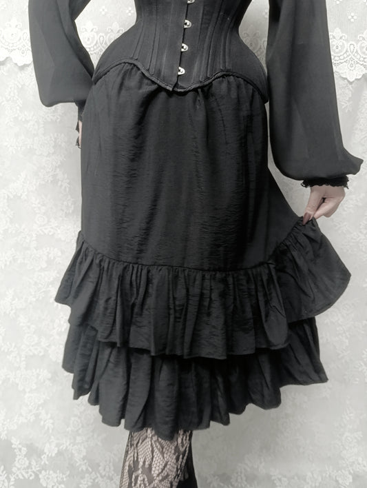 Midi Ruffle Skirt ༺♰༻