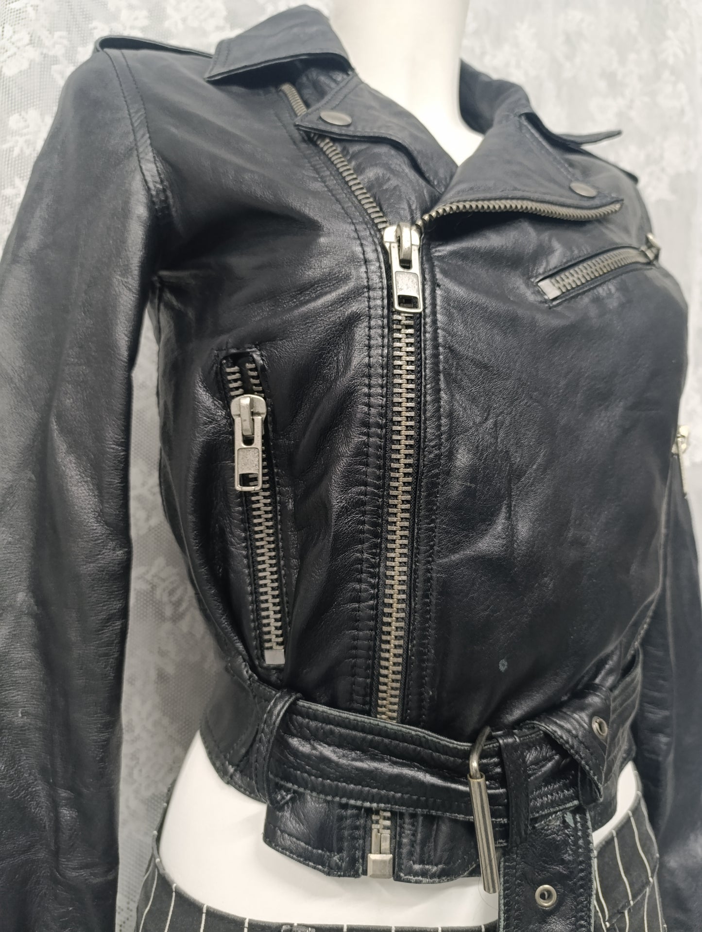 Vintage Lamb Leather Jacket ✞︎