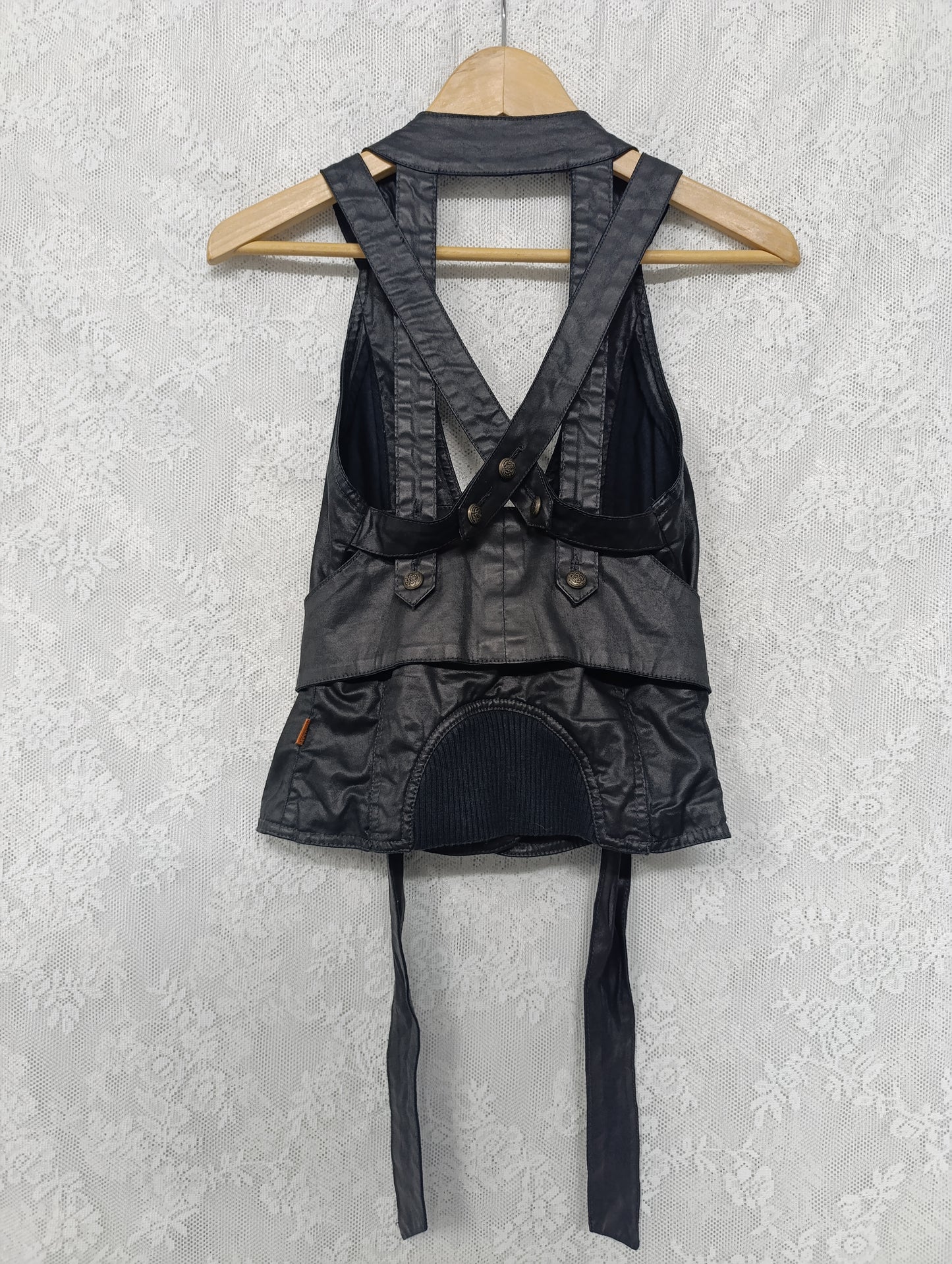 Waxed Cotton Vest 𓋹