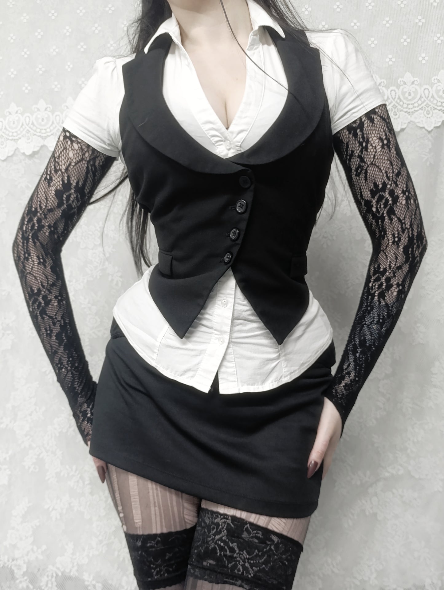 *Asymmetric Vest ੈ✩‧₊˚