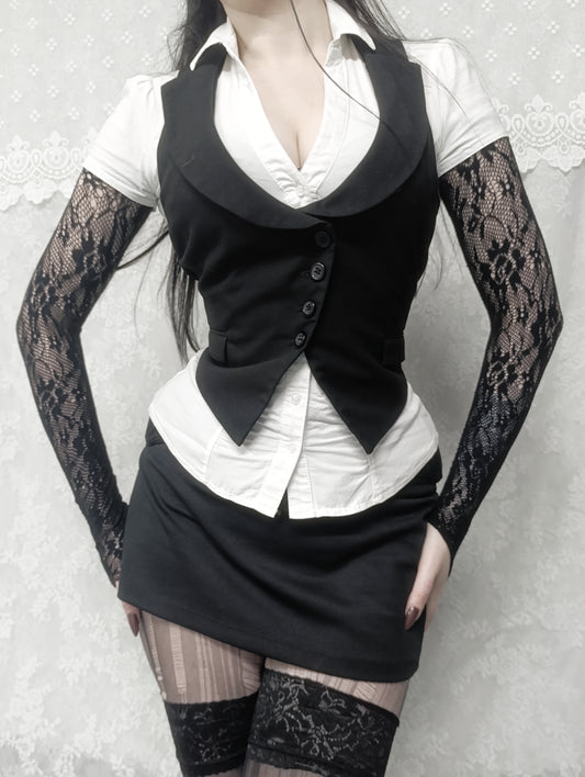 *Asymmetric Vest ੈ✩‧₊˚