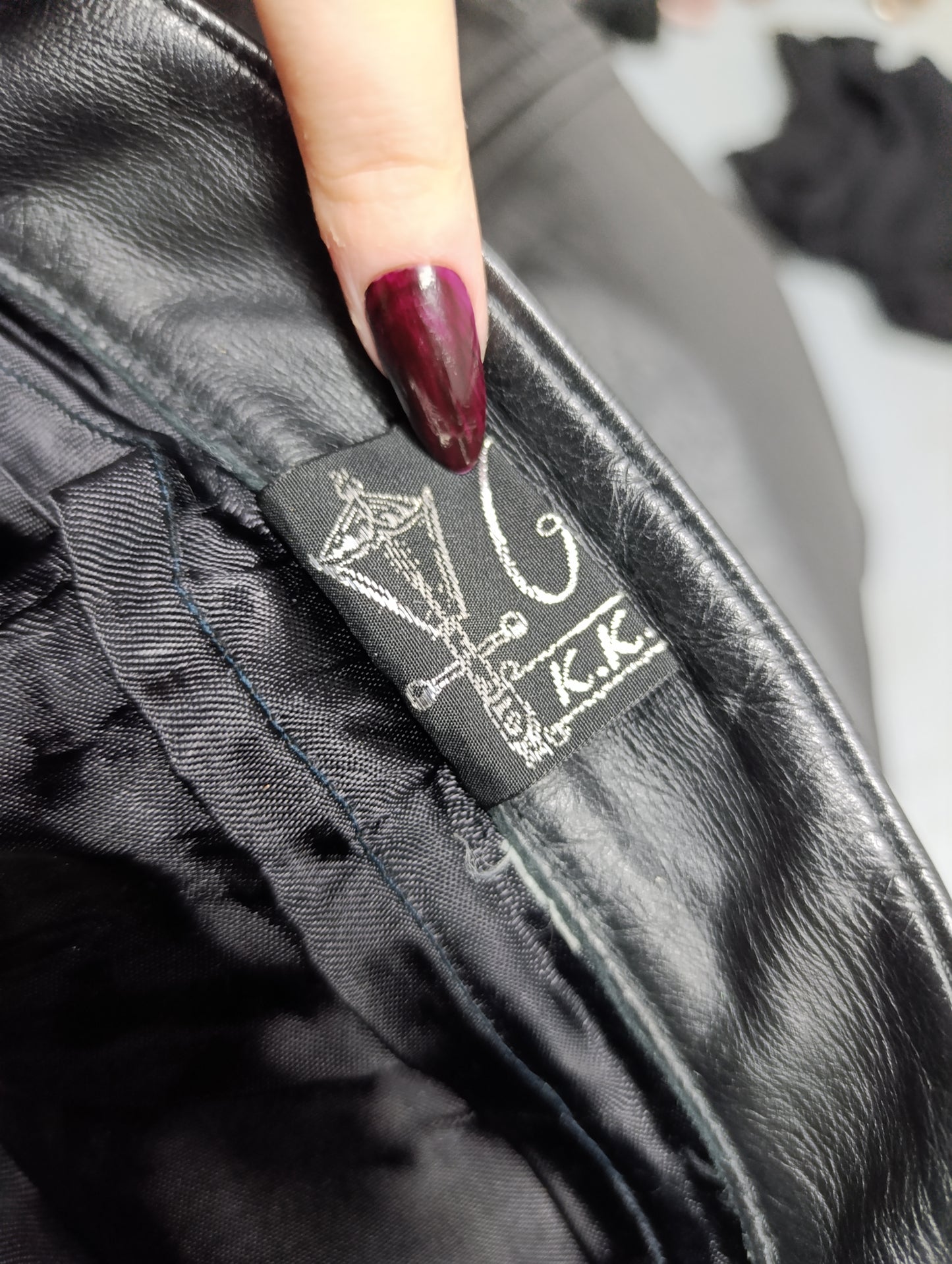 Vintage Leather Skirt ⋆☥⋆