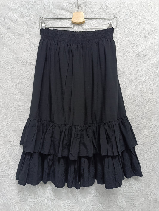 Midi Ruffle Skirt ༺♰༻