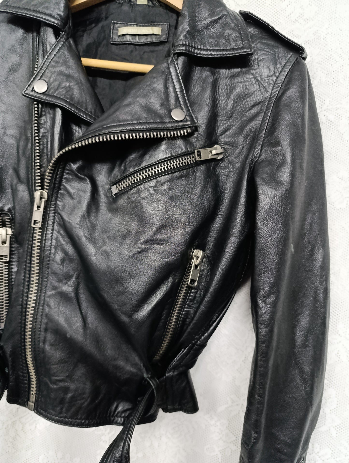 Vintage Lamb Leather Jacket ✞︎