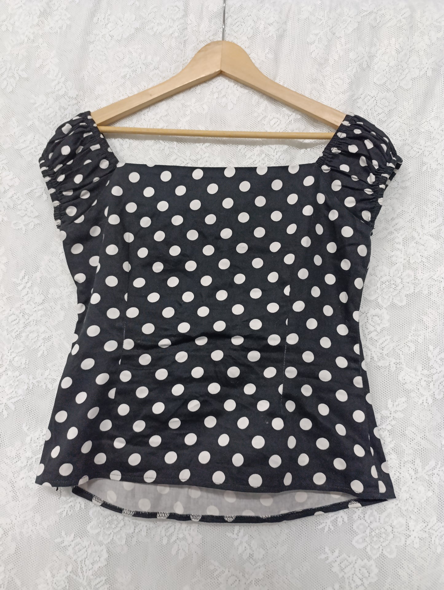 Vintage Polka Dot Top ⛦